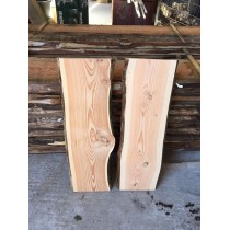 Baumscheibe, Brett, Bohle, rustikal, unbesäumt Lärche, Handwerk, Massivholz, Länge wählbar